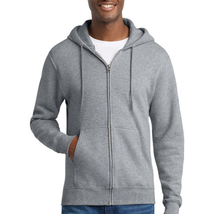 Port & Co ™  Core Fleece Full-Zip Hooded Sweatshirt. PC78ZH