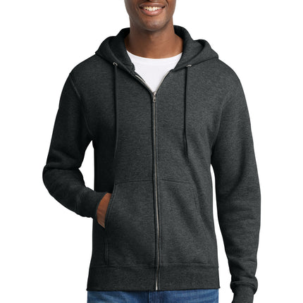 Port & Co ™  Core Fleece Full-Zip Hooded Sweatshirt. PC78ZH