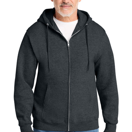 Port & Co ™  Core Fleece Full-Zip Hooded Sweatshirt. PC78ZH
