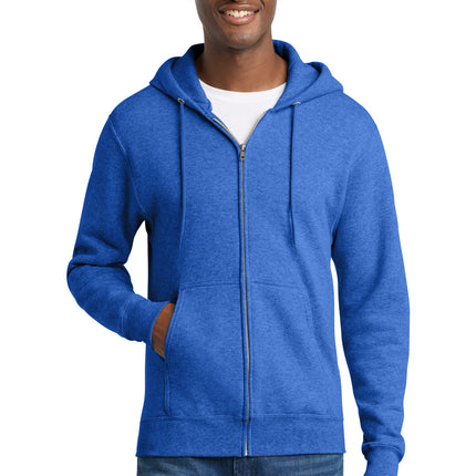 Port & Co ™  Core Fleece Full-Zip Hooded Sweatshirt. PC78ZH