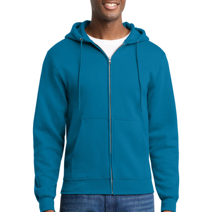 Port & Co ™  Core Fleece Full-Zip Hooded Sweatshirt. PC78ZH