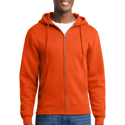 Port & Co ™  Core Fleece Full-Zip Hooded Sweatshirt. PC78ZH