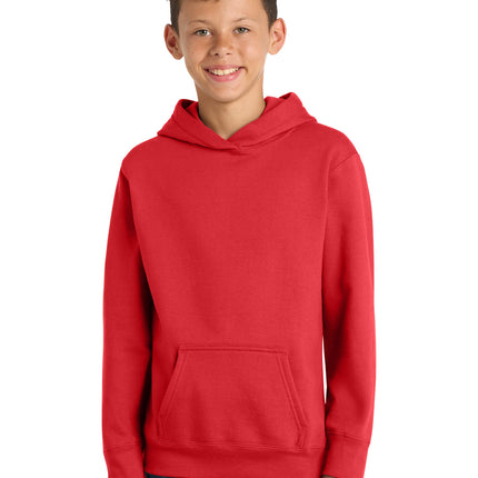Port & Co ™  Youth Fan Favorite Fleece Pullover Hooded Sweatshirt. PC850YH