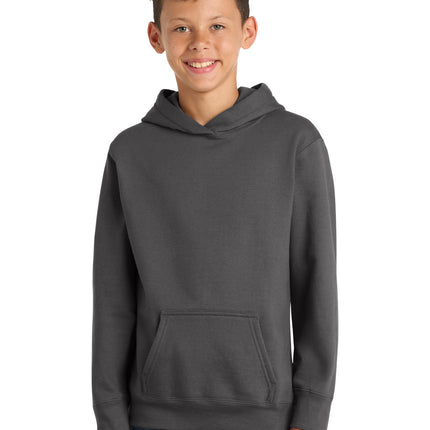 Port & Co ™  Youth Fan Favorite Fleece Pullover Hooded Sweatshirt. PC850YH