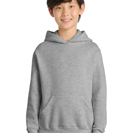 Port & Co ™  Youth Core Fleece Pullover Hooded Sweatshirt.  PC90YH