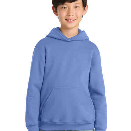 Port & Co ™  Youth Core Fleece Pullover Hooded Sweatshirt.  PC90YH