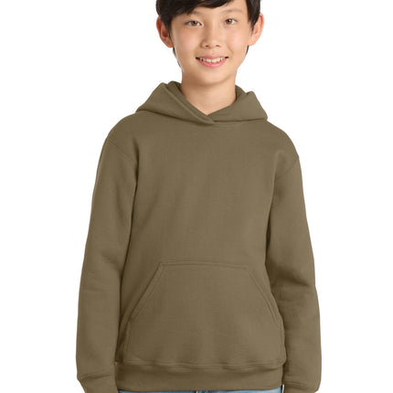 Port & Co ™  Youth Core Fleece Pullover Hooded Sweatshirt.  PC90YH