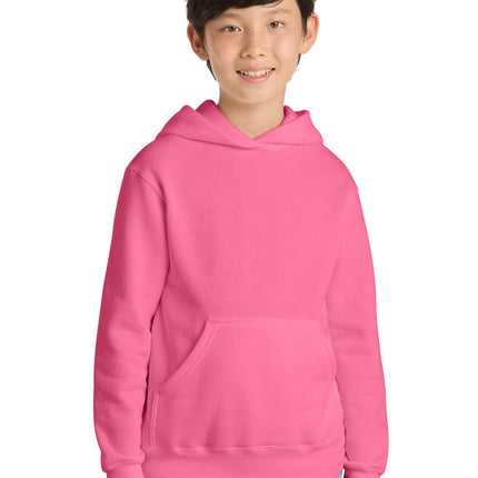 Port & Co ™  Youth Core Fleece Pullover Hooded Sweatshirt.  PC90YH