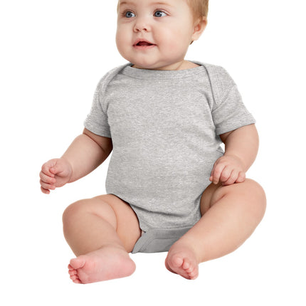 Rabbit Skins ™  Infant Short Sleeve Baby Rib Bodysuit. RS4400