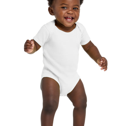 Rabbit Skins ™  Infant Short Sleeve Baby Rib Bodysuit. RS4400