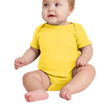 Rabbit Skins ™  Infant Short Sleeve Baby Rib Bodysuit. RS4400