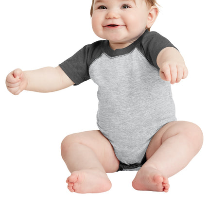 Rabbit Skins ™  Infant Baseball Fine Jersey Bodysuit. RS4430