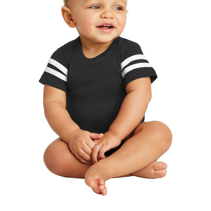 Rabbit Skins ™  Infant Football Fine Jersey Bodysuit. RS4437