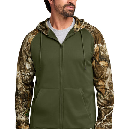 Russell Outdoors ™  Realtree ®  Performance Colorblock Full-Zip Hoodie RU452