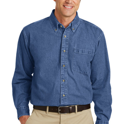 Port Authority ®  Heavyweight Denim Shirt. S100