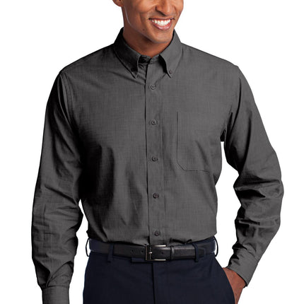 Port Authority ®  Crosshatch Easy Care Shirt. S640