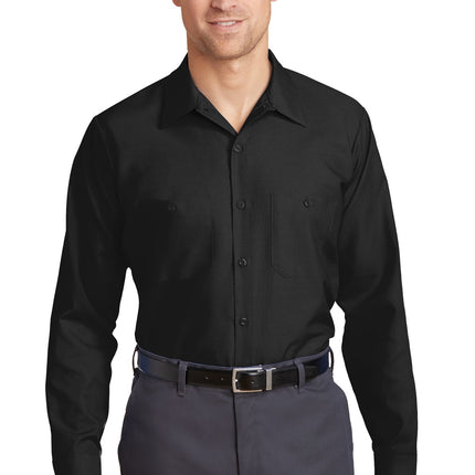 Red Kap ®  Long Size, Long Sleeve Industrial Work Shirt. SP14LONG
