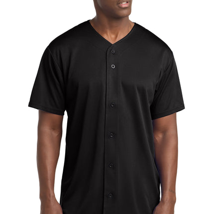 Sport-Tek ®  PosiCharge ®  Tough Mesh Full-Button Jersey. ST220