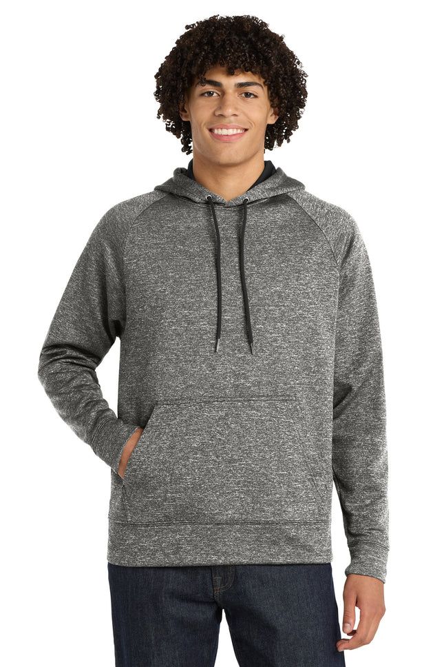Sport-Tek ®  PosiCharge ®  Electric Heather Fleece Hooded Pullover. ST225