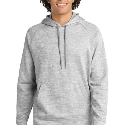 Sport-Tek ®  PosiCharge ®  Electric Heather Fleece Hooded Pullover. ST225