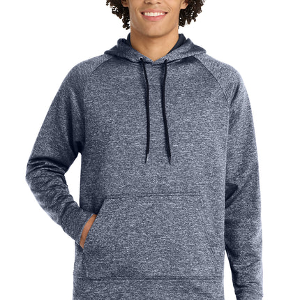 Sport-Tek ®  PosiCharge ®  Electric Heather Fleece Hooded Pullover. ST225