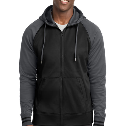 Sport-Tek ®  Sport-Wick ®  Varsity Fleece Full-Zip Hooded Jacket. ST236