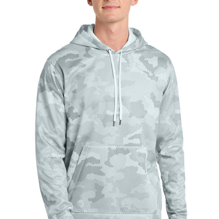 Sport-Tek ®  Sport-Wick ®  CamoHex Fleece Hooded Pullover. ST240