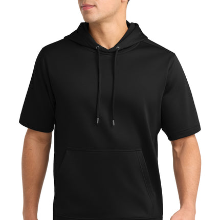 Sport-Tek  ®  Sport-Wick  ®  Fleece Short Sleeve Hooded Pullover. ST251