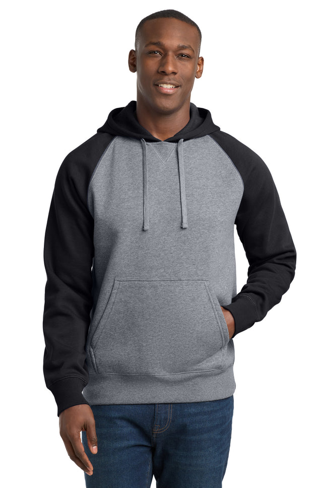 Sport-Tek ®  Raglan Colorblock Pullover Hooded Sweatshirt. ST267