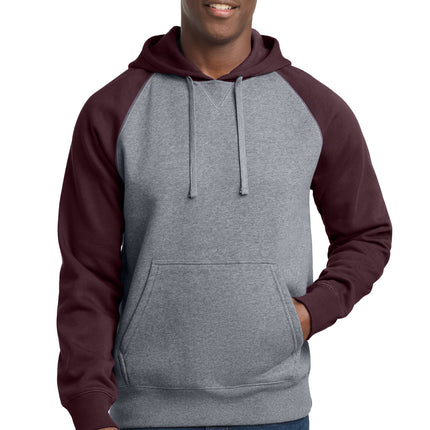 Sport-Tek ®  Raglan Colorblock Pullover Hooded Sweatshirt. ST267