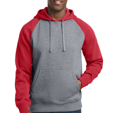 Sport-Tek ®  Raglan Colorblock Pullover Hooded Sweatshirt. ST267
