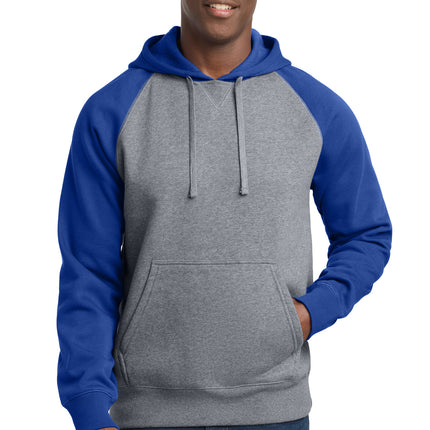 Sport-Tek ®  Raglan Colorblock Pullover Hooded Sweatshirt. ST267