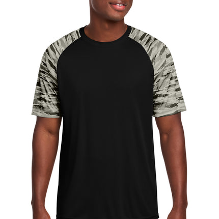 Sport-Tek ®  Drift Camo Colorblock Tee ST376