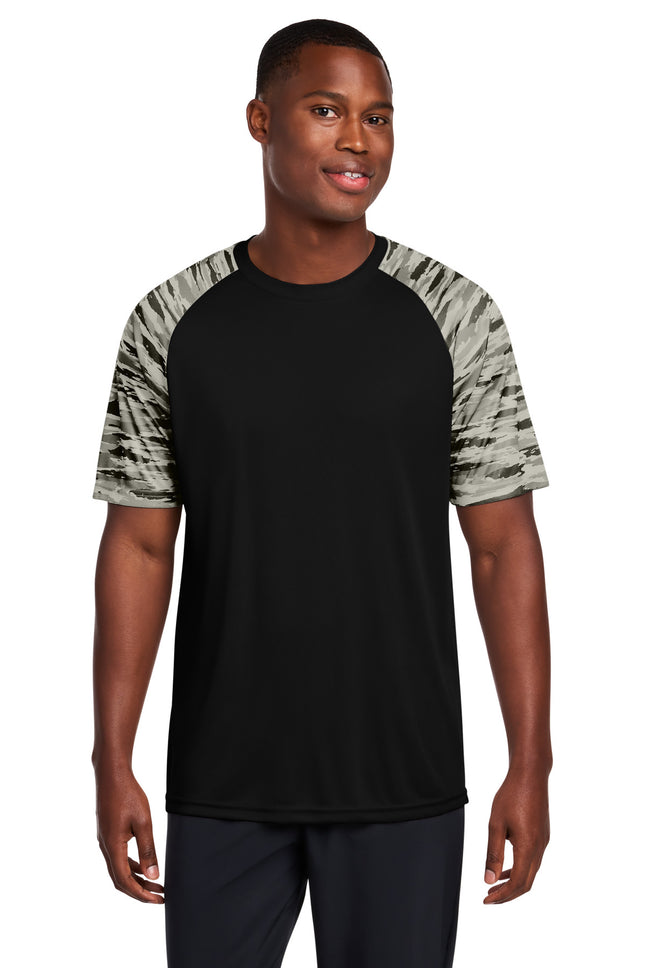 Sport-Tek ®  Drift Camo Colorblock Tee ST376