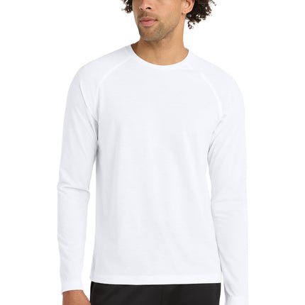 Sport-Tek  ®  PosiCharge  ®  Long Sleeve Tri-Blend Wicking Raglan Tee ST400LS