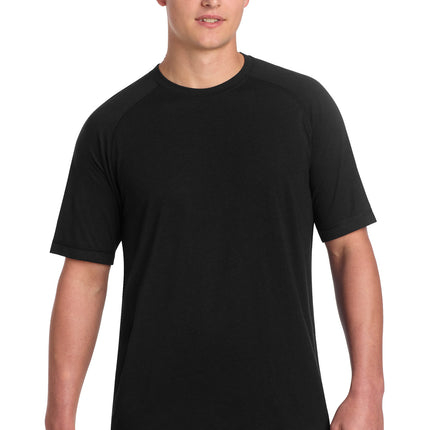 Sport-Tek  ®  PosiCharge  ®  Tri-Blend Wicking Raglan Tee. ST400