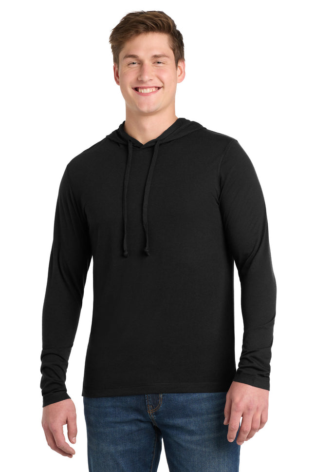 Sport-Tek  ®  PosiCharge  ®  Tri-Blend Wicking Long Sleeve Hoodie ST406