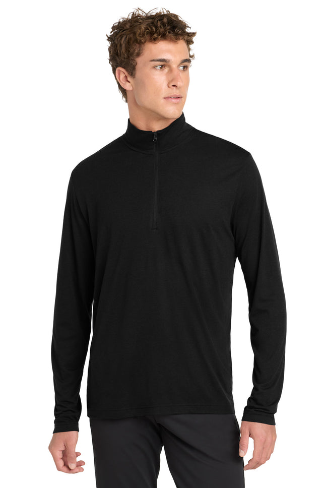 Sport-Tek  ®  PosiCharge  ®  Tri-Blend Wicking 1/4-Zip Pullover. ST407