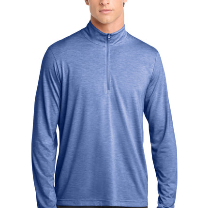 Sport-Tek  ®  PosiCharge  ®  Tri-Blend Wicking 1/4-Zip Pullover. ST407