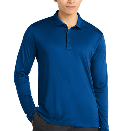 Sport-Tek  ®   Posi-UV ®   Pro Long Sleeve Polo. ST520LS