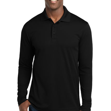 Sport-Tek  ®  PosiCharge  ®  RacerMesh  ®  Long Sleeve Polo. ST640LS
