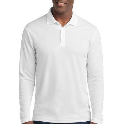 Sport-Tek  ®  PosiCharge  ®  RacerMesh  ®  Long Sleeve Polo. ST640LS