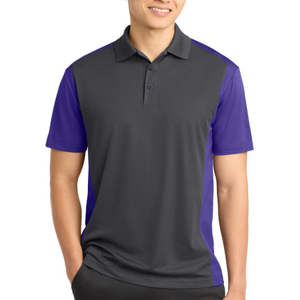 Sport-Tek ®  Colorblock Micropique Sport-Wick ®  Polo. ST652