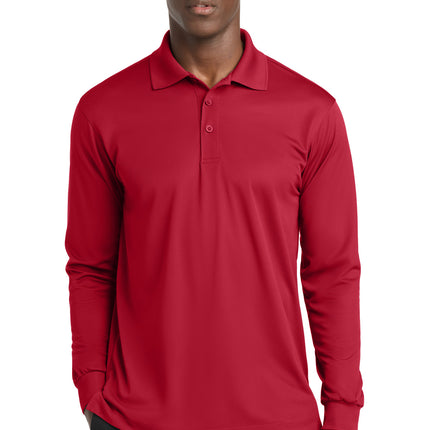 Sport-Tek ®  Long Sleeve Micropique Sport-Wick ®  Polo. ST657