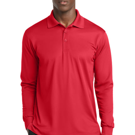 Sport-Tek ®  Long Sleeve Micropique Sport-Wick ®  Polo. ST657