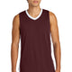 Maroon/ White