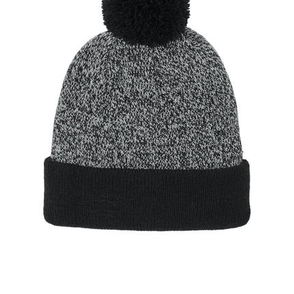 Sport-Tek ®  Halftime Heather Pom Beanie STC68