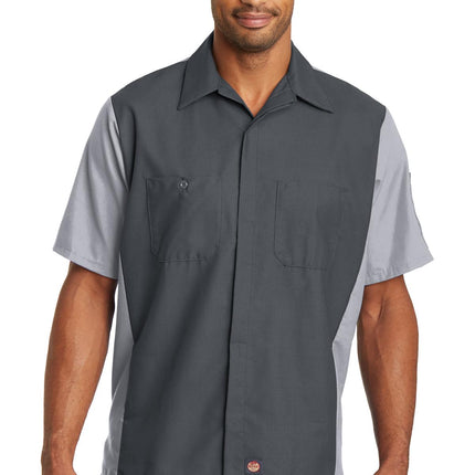 Red Kap ®  Short Sleeve Ripstop Crew Shirt. SY20