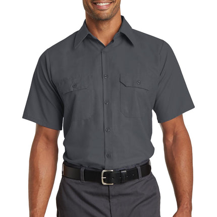Red Kap ®  Short Sleeve Solid Ripstop Shirt. SY60