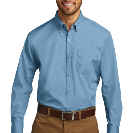 Port Authority ®  Long Sleeve Carefree Poplin Shirt. W100